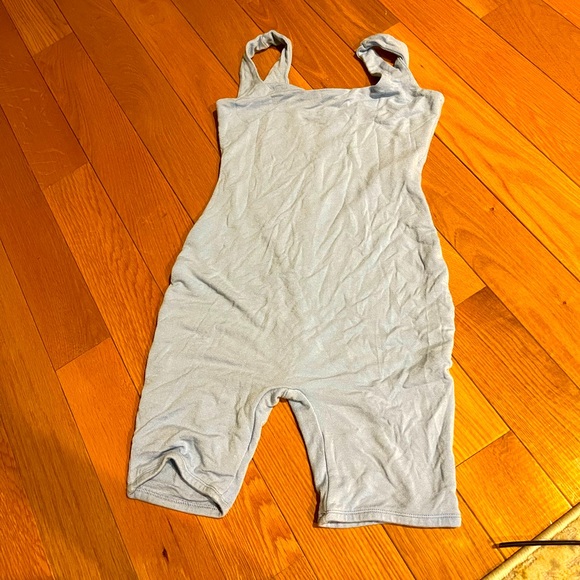 naked wardrobe Pants - Naked Wardrobe Baby Blue Romper